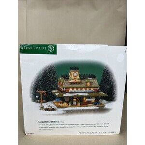 Dept 56 New England Village - Susquehanna Station #56624‎ 2000 With Box